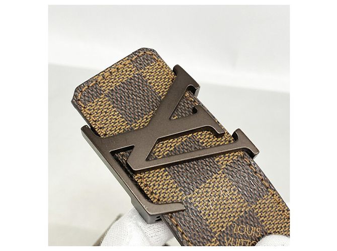 Cintura Louis Vuitton Damier in Ebene Damier ebene - vista 4