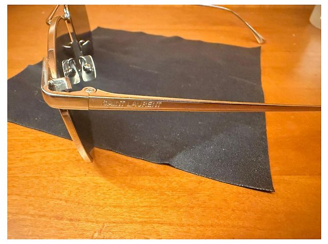 Autre Marque Saint Laurent Sonnenbrille in Silber - Ansicht 5