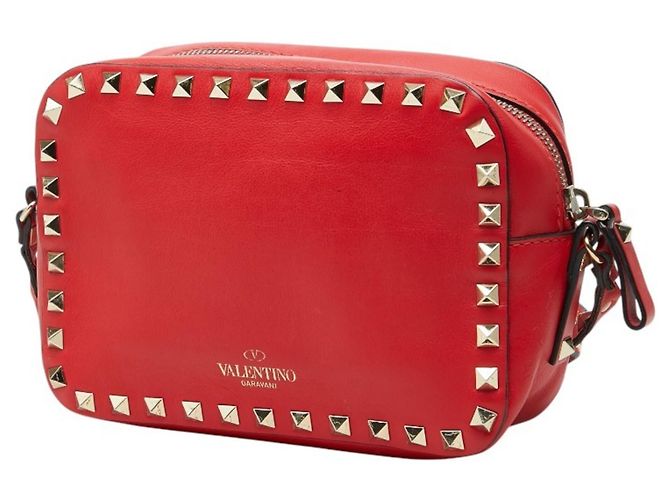 Bolsa de Ombro Valentino Rockstud Vermelho - vista 2