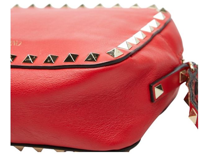 Bolsa de Ombro Valentino Rockstud Vermelho - vista 6