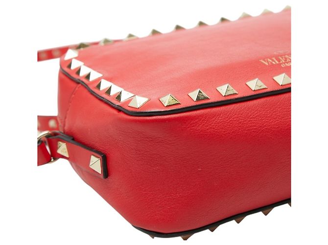 Bolsa de Ombro Valentino Rockstud Vermelho - vista 7