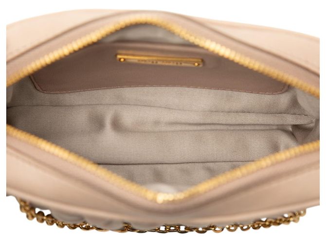 Borsa a pochette Miu Miu Matelassé Beige - vista 4