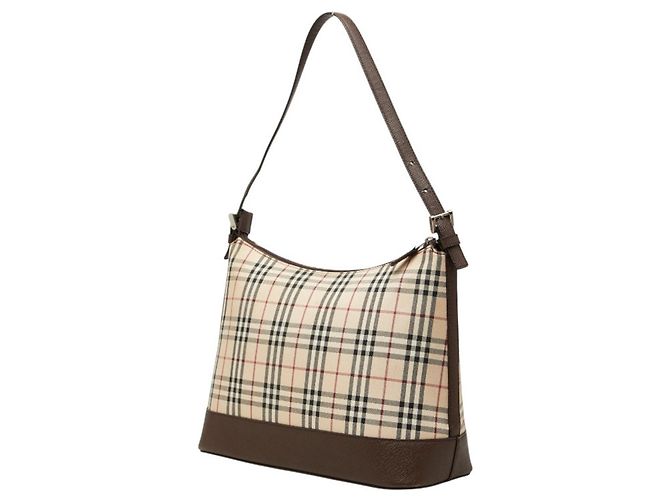 Burberry Nova Check One-Shoulder Tasche Braun - Ansicht 2