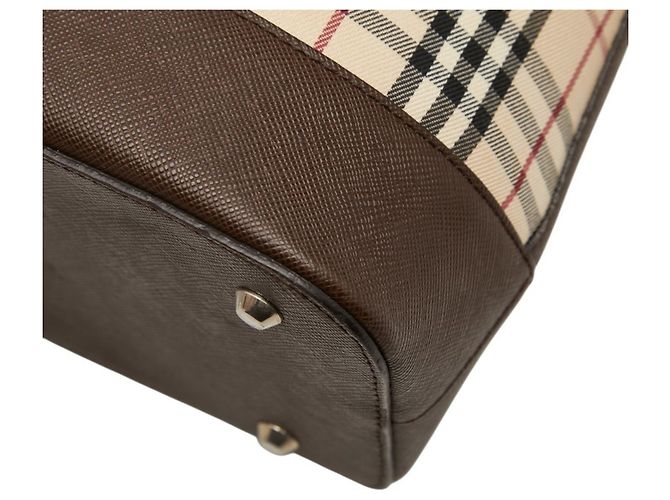 Burberry Nova Check One-Shoulder Tasche Braun - Ansicht 4