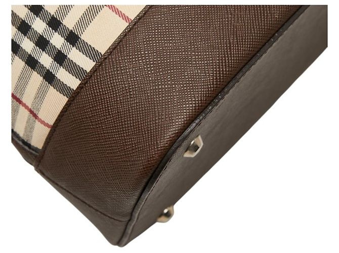 Burberry Nova Check One-Shoulder Tasche Braun - Ansicht 5