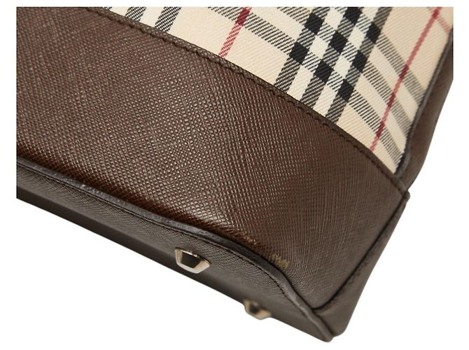 Burberry Nova Check One-Shoulder Tasche Braun - Ansicht 6