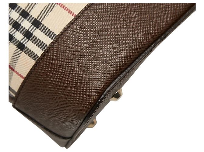 Burberry Nova Check One-Shoulder Tasche Braun - Ansicht 7