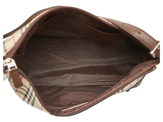 Burberry Nova Check One-Shoulder Tasche Braun - Ansicht 8