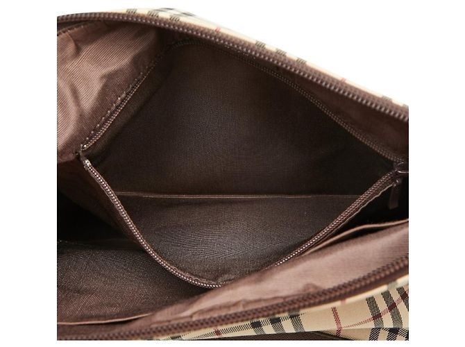 Burberry Nova Check One-Shoulder Tasche Braun - Ansicht 9