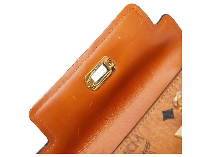 Handtasche/Schultertasche MCM Logogram Visetos Braun - Ansicht 12