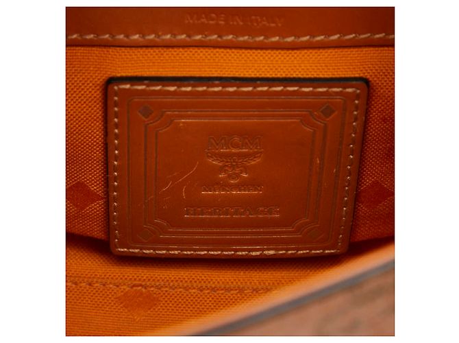Handtasche/Schultertasche MCM Logogram Visetos Braun - Ansicht 15