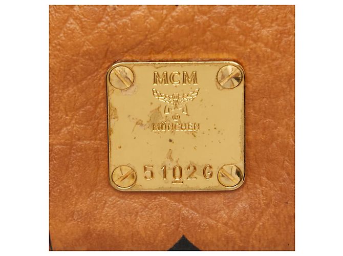 Handtasche/Schultertasche MCM Logogram Visetos Braun - Ansicht 16