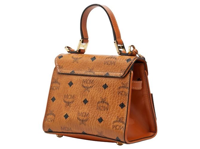 Handtasche/Schultertasche MCM Logogram Visetos Braun - Ansicht 2