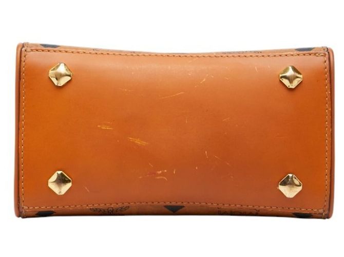 Handtasche/Schultertasche MCM Logogram Visetos Braun - Ansicht 3