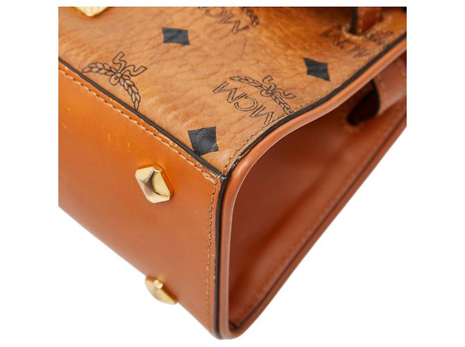 Handtasche/Schultertasche MCM Logogram Visetos Braun - Ansicht 4