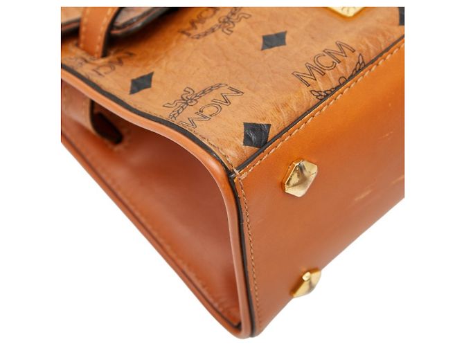 Handtasche/Schultertasche MCM Logogram Visetos Braun - Ansicht 5
