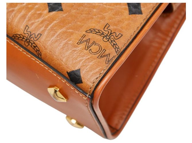 Handtasche/Schultertasche MCM Logogram Visetos Braun - Ansicht 6
