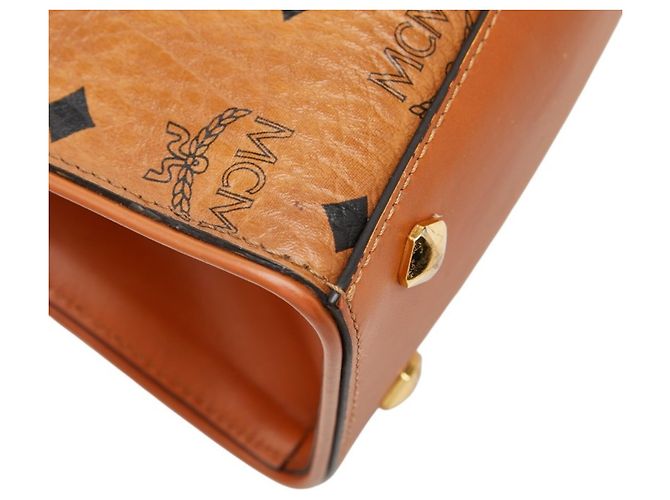 Handtasche/Schultertasche MCM Logogram Visetos Braun - Ansicht 7