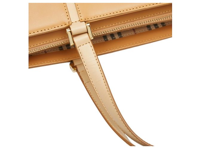 Saco Tote Burberry Nova Check Bege - vista 11