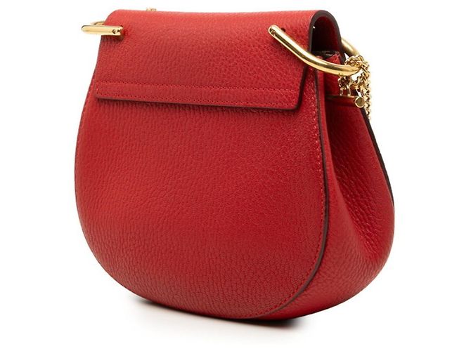Bolso de hombro Chloé Drew Roja - vista 2