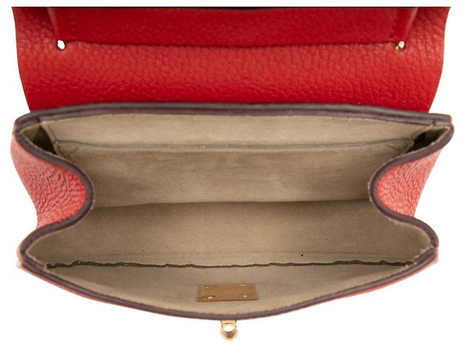 Bolso de hombro Chloé Drew Roja - vista 4
