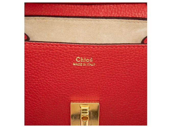 Bolso de hombro Chloé Drew Roja - vista 5