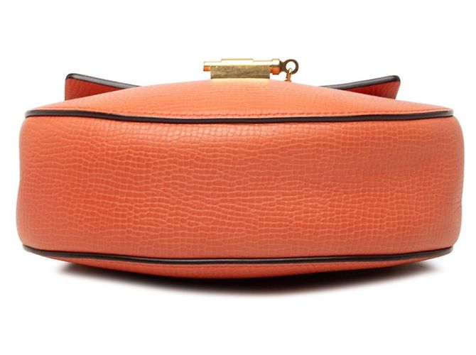 Borsa a tracolla con catena Chloé Drew Arancione - vista 3