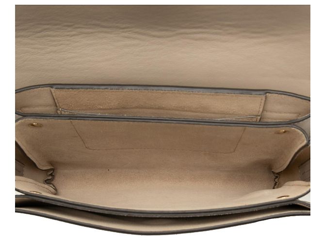 Borsa a tracolla Chloé Chloe Faye Grigio - vista 4