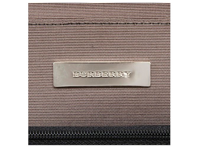 Borsa a mano in pelle nera Burberry Nova Check Nero - vista 12