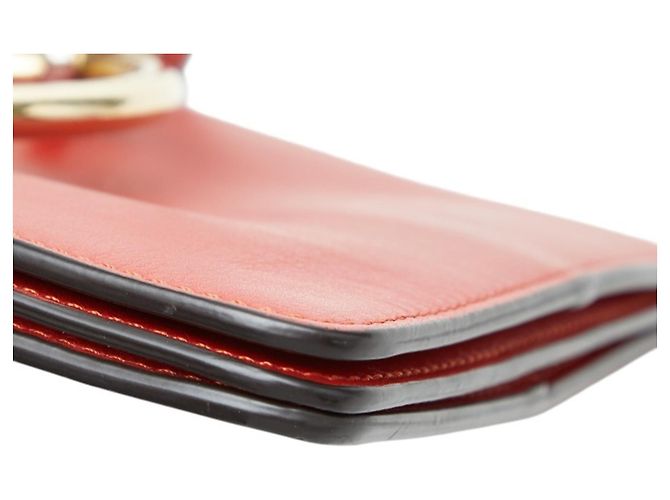 Borsa a tracolla Chloé Faye Small Rosso - vista 4