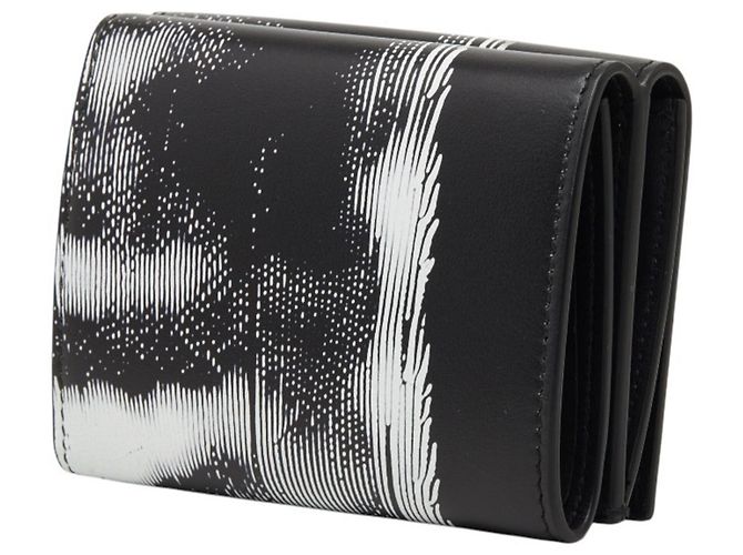 Alfred Dunhill Dunhill Logo Tri-fold Wallet Black White - view 2
