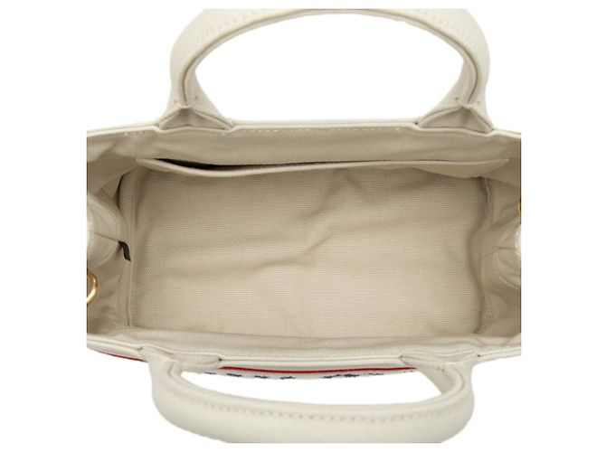 Sac à main et sac à bandoulière Miu Miu Logo Blanc Rouge Bleu - vue 4