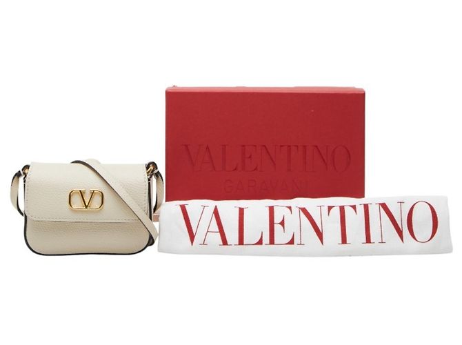 Borsa a tracolla mini Valentino V-logo Signature Pochette Bianco - vista 10