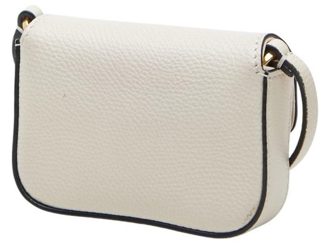 Borsa a tracolla mini Valentino V-logo Signature Pochette Bianco - vista 2