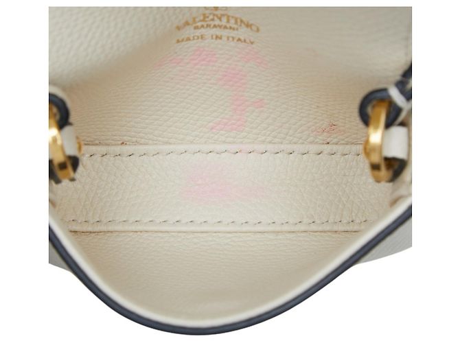 Borsa a tracolla mini Valentino V-logo Signature Pochette Bianco - vista 8