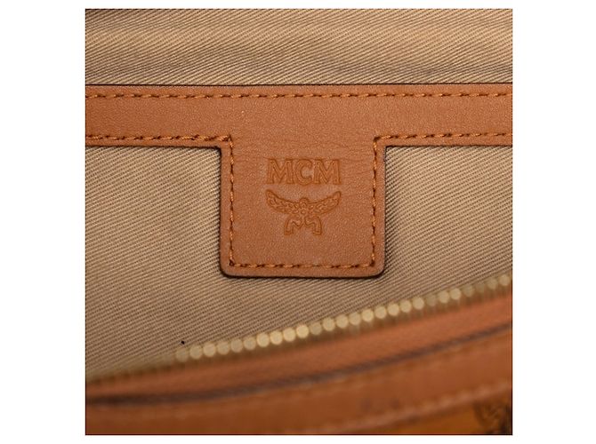 MCM Visetos Monogram Umhängetasche Braun - Ansicht 6