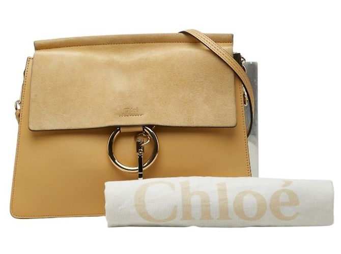 Borsa a tracolla Chloé Chloe Faye Beige - vista 11
