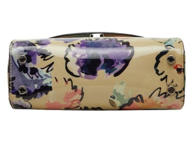 Borsa Flower Giorgio Armani Multicolore Beige - vista 3