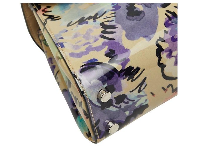Borsa Flower Giorgio Armani Multicolore Beige - vista 5