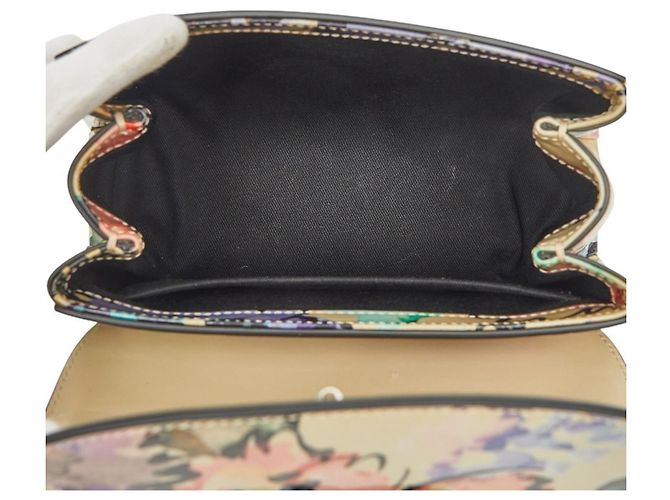 Borsa Flower Giorgio Armani Multicolore Beige - vista 8