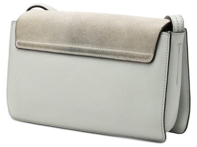 Borsa a tracolla Chloé Faye Marrone Blu - vista 2