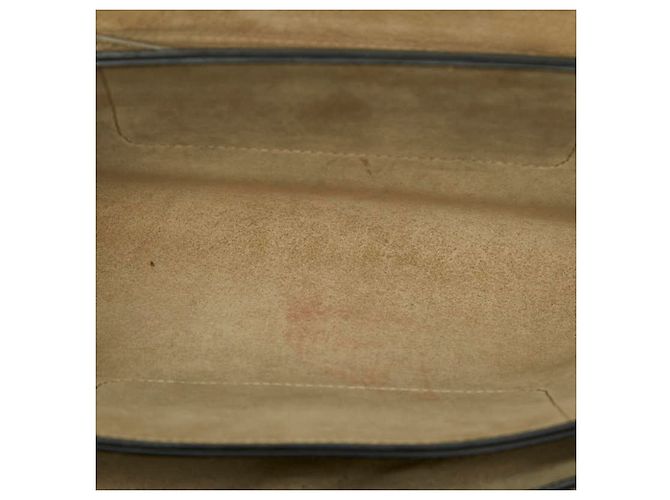 Bolsa de ombro Chloé Chloe Faye em couro camurça cinza Marrom - vista 10