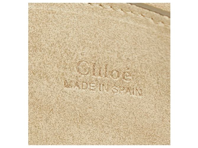 Bolsa de ombro Chloé Chloe Faye em couro camurça cinza Marrom - vista 11