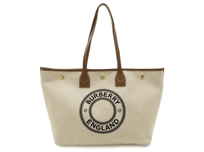 Borsa Tote rotonda BURBERRY Marrone - vista 2