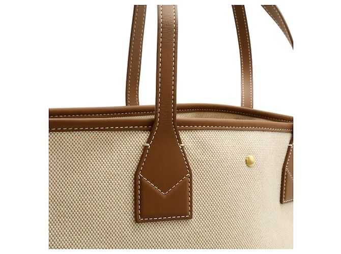 Borsa Tote rotonda BURBERRY Marrone - vista 8