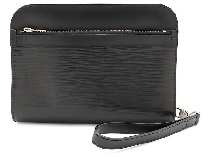 Louis Vuitton Epi Oche Second Bag Clutch Nero - vista 2
