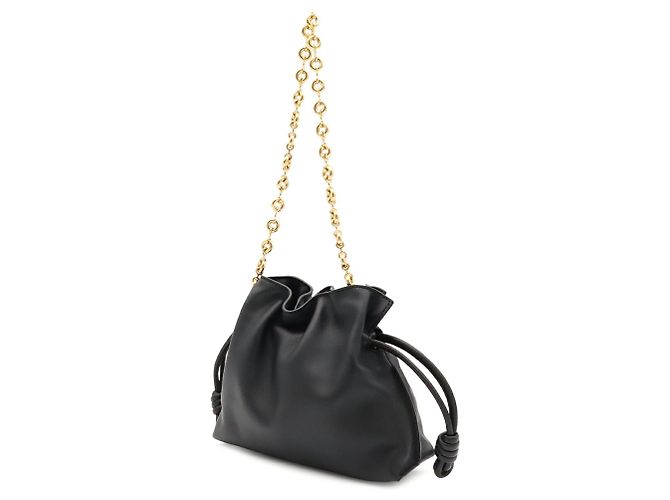 Borsa a tracolla Loewe Flamenco Anagram Donut Chain Nero - vista 3