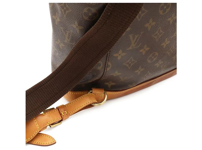 Louis Vuitton Monogram Montsouris GM Rucksack Schultertasche Braun Weiß Monogramm - Ansicht 6