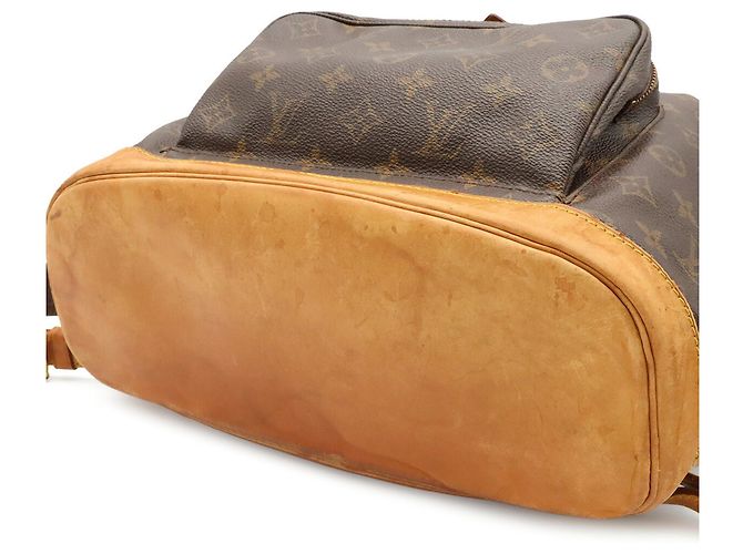 Louis Vuitton Monogram Montsouris GM Rucksack Schultertasche Braun Weiß Monogramm - Ansicht 7