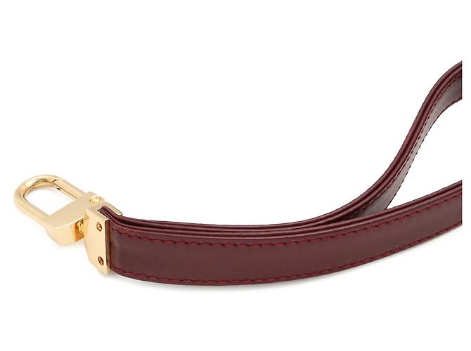 Borsa a Pochette Cartier Must de Line Second Clutch Bag Rosso Bordò - vista 5